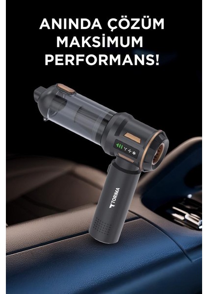 LT-100 Siyah 4in1 Mini Çok Fonksiyonlu Şarjlı Araç ve Ev Kullanımı Için El Süpürgesi modelleri