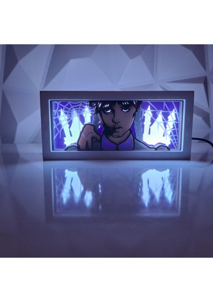 Wednesday Addams LED Işık Kutusu