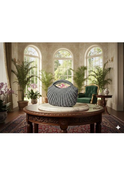 Midye Makrome Tığ Işi El Örgüsü Çanta indirimleri