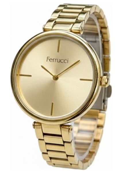 Kadın Kol Saati Rose Gold Renk, Rose Gold Kadran - Şık Metal Kordon, 2 Yıl Garantili