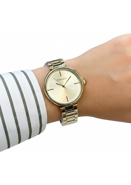 Kadın Kol Saati Rose Gold Renk, Rose Gold Kadran - Şık Metal Kordon, 2 Yıl Garantili modelleri