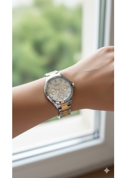 Kadın Kol Saati Gümüş Renk, Gümüş Kadran - Şık Metal Kordon, 2 Yıl Garantili modelleri