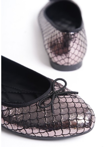 Leo Balık Desenli Kadın Balerin Babet modelleri