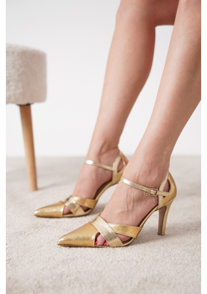 Giallo Sivri Burun Kadın Topuklu Ayakkabı indirimleri