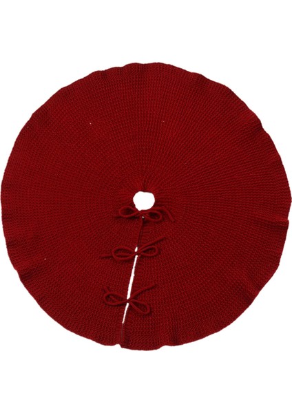 Örgü Ğı Eteğ Ağı Süsü 36 Inç/92 cm Yuvarlak Morumsu Kırmızı (Yurt Dışından) fırsatları