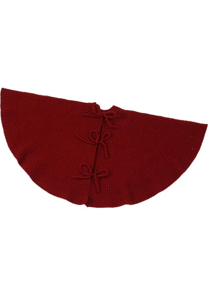 Örgü Ğı Eteğ Ağı Süsü 36 Inç/92 cm Yuvarlak Morumsu Kırmızı (Yurt Dışından) indirimleri