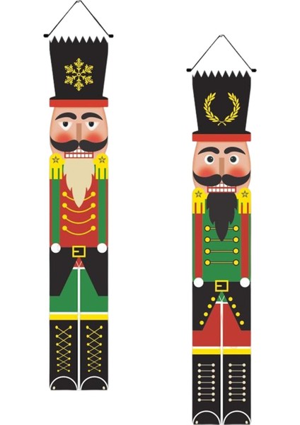 Noel Dekorasyon Afiş Fındıkkıran Perde Asılı Noel Veranda Iş Noel D (Yurt Dışından) fiyatları