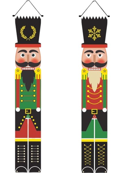 Noel Dekorasyon Afiş Fındıkkıran Perde Asılı Noel Veranda Iş Noel D (Yurt Dışından) fırsatları