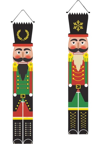 Noel Dekorasyon Afiş Fındıkkıran Perde Asılı Noel Veranda Iş Noel D (Yurt Dışından) indirimleri