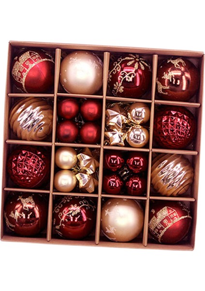 44 Noel Süsleri El Sanatları Yap Noel Dekoru Noel Kırmızısı (Yurt Dışından) fiyatları