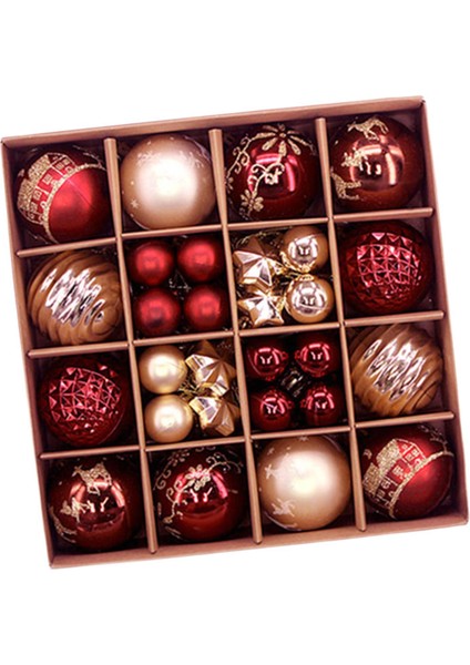 44 Noel Süsleri El Sanatları Yap Noel Dekoru Noel Kırmızısı (Yurt Dışından) indirimleri