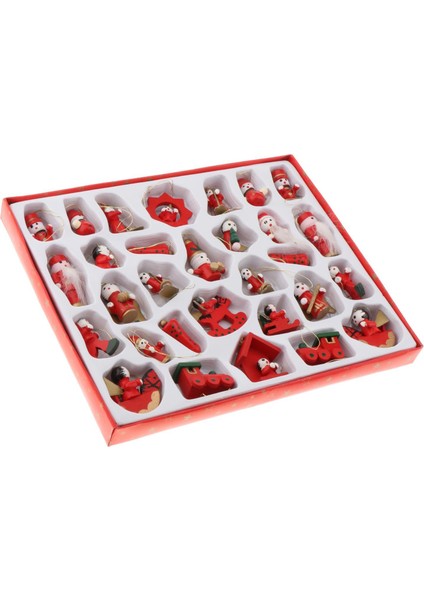 Colaxi Noel Ahşap Süs Yapımı Minyatür Noel 30 1089 (Yurt Dışından) fiyatları