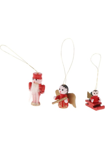 Colaxi Noel Ahşap Süs Yapımı Minyatür Noel 30 1089 (Yurt Dışından) modelleri