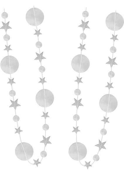 Duş Ramazan Süslemeleri Parti Malzemeleri Için 4 Ayaklı Glitter Çelenk - (Yurt Dışından)