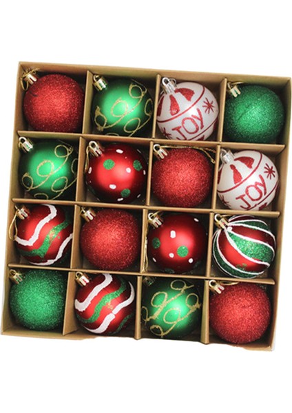 16 Noel Topları Süslemeleri Yıl Çelengi Yeşil Için Ğı Dekoru (Yurt Dışından) fiyatları