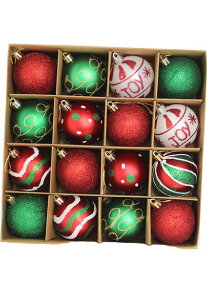 16 Noel Topları Süslemeleri Yıl Çelengi Yeşil Için Ğı Dekoru (Yurt Dışından) fırsatları