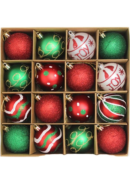 16 Noel Topları Süslemeleri Yıl Çelengi Yeşil Için Ğı Dekoru (Yurt Dışından) indirimleri