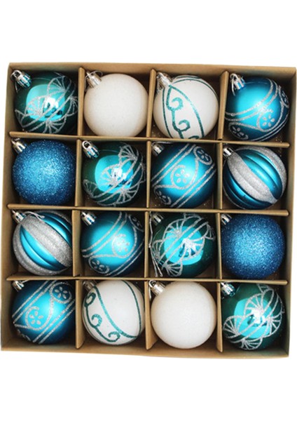 16 Noel Topları Süslemeleri Yıl Çelengi Mavisi Için Ğı Dekoru (Yurt Dışından) fiyatları