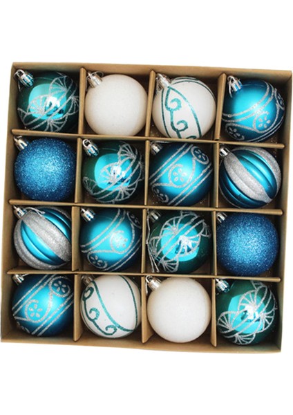 16 Noel Topları Süslemeleri Yıl Çelengi Mavisi Için Ğı Dekoru (Yurt Dışından) fırsatları