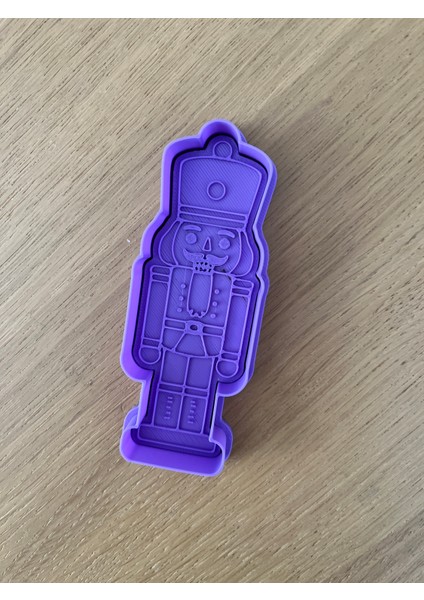 Fındıkkıran Figürlü 3D Baskı Kalıp – Pla Kurabiye ve Seramik Kalıbı (11,6 x 4,6 Cm)