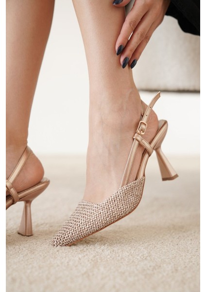 Minorka Hasır Detaylı Kadın Topuklu Ayakkabı fiyatları