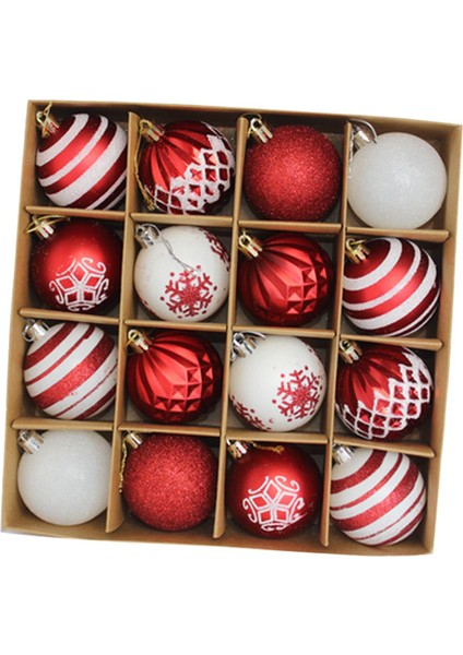 16 Noel Topları Süslemeleri Yıl Çelengi Için Ğı Dekoru (Yurt Dışından)