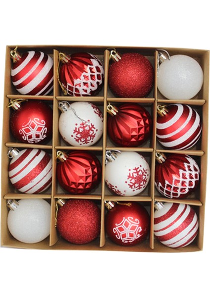 16 Noel Topları Süslemeleri Yıl Çelengi Için Ğı Dekoru (Yurt Dışından) fiyatları