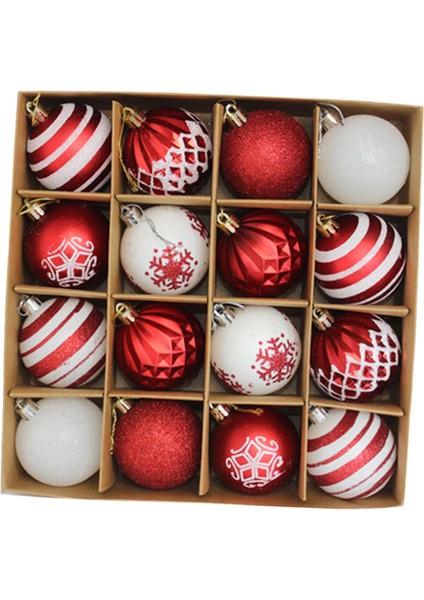 16 Noel Topları Süslemeleri Yıl Çelengi Için Ğı Dekoru (Yurt Dışından) indirimleri