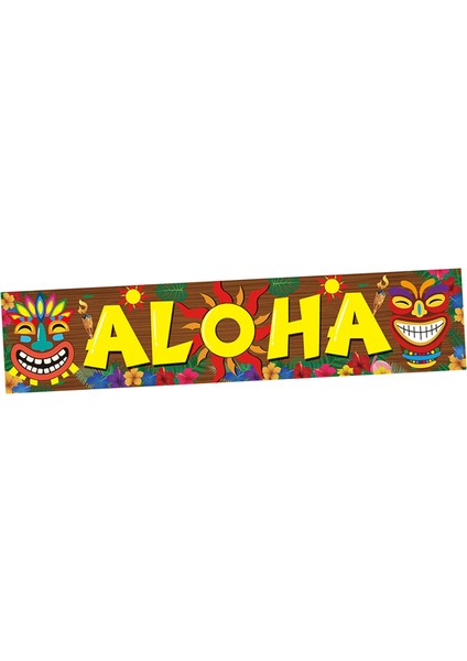 Parti Süslemeleri Aloha Kapı Verandası Işaretleri Parti Afişi Için (Yurt Dışından) fiyatları