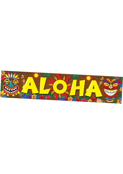 Parti Süslemeleri Aloha Kapı Verandası Işaretleri Parti Afişi Için (Yurt Dışından) fırsatları