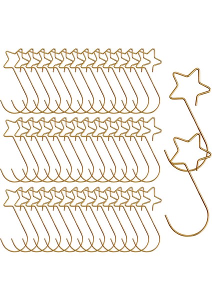 100 Ğı Kancaları Ğı Süslemeleri Için Yıldız Şekli Altın (Yurt Dışından) modelleri
