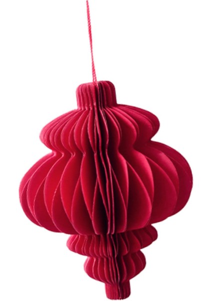 Duş Kutlaması Için Noel Kağıt Süs Dekor Kırmızı (Yurt Dışından) indirimleri