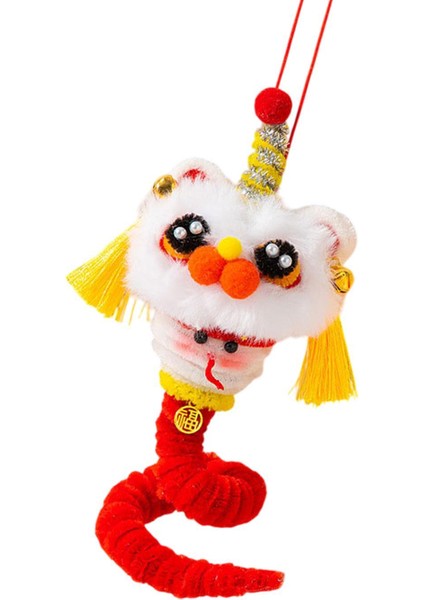 Ay Yılı Dekoru Asılı Dekorasyon Partisi Kırmızı ve Yılan Ş (Yurt Dışından)