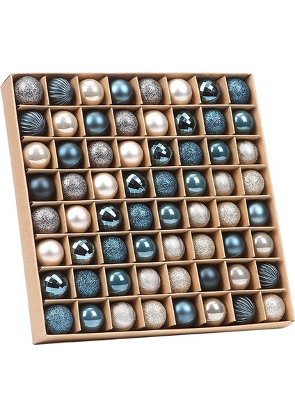 64 Noel Süsleri Yıl Için Noel Küreleri ve Altın (Yurt Dışından) modelleri