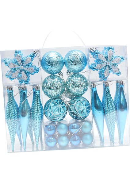 40 Noel Süslemeleri Charm Kolye Yıl Ev Iç Mavi (Yurt Dışından)