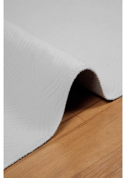 Bukle Kabartmalı Rölyef Kaymaz Tabanlı Yıkanabilir Salon,mutfak,koridor Bej Rayne Yolluk modelleri