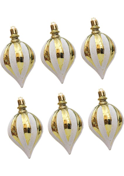 6x Noel Topları Süslemeleri Nişan Için Ğı Süslemeleri Iç Altın (Yurt Dışından) modelleri