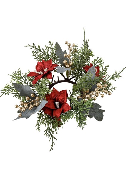 Noel Mum Çelengi Çelenk 10 Inç Mum Yeşil (Yurt Dışından) fiyatları