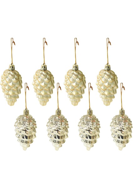 Düğün Kutlamaları Için 8 Kozalak Ğı Asılı Süslemeleri Altın (Yurt Dışından)