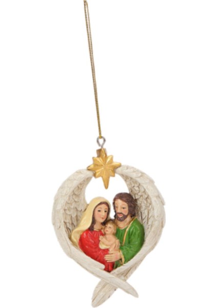 Noel Asılı Süsü Hafif El Yapımı Noel Doğum Sahnesi Heykeli Beyaz (Yurt Dışından) indirimleri