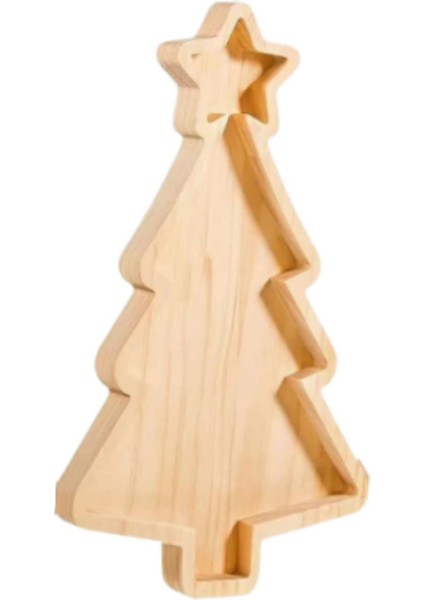 Noel Dekoratif Plaka Noel Ağacı Şekli Ahşap Meze Tepsisi (Yurt Dışından) fiyatları