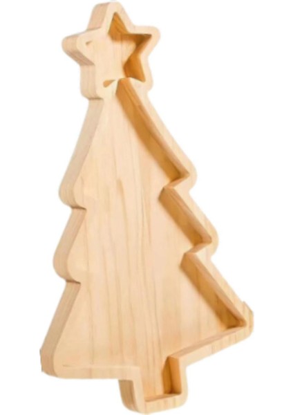 Noel Dekoratif Plaka Noel Ağacı Şekli Ahşap Meze Tepsisi (Yurt Dışından) indirimleri