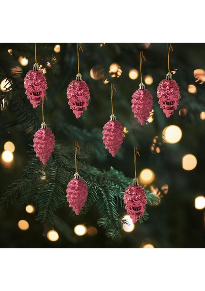 8 Kozalaklı Ğı Düğün Kutlaması Için Asılı Süslemeler Kırmızı (Yurt Dışından) fiyatları