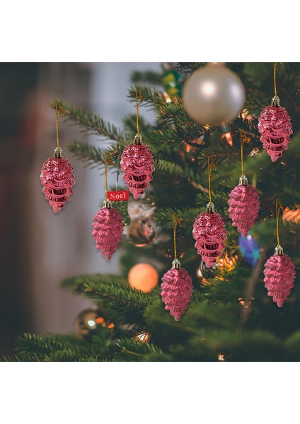 8 Kozalaklı Ğı Düğün Kutlaması Için Asılı Süslemeler Kırmızı (Yurt Dışından) modelleri