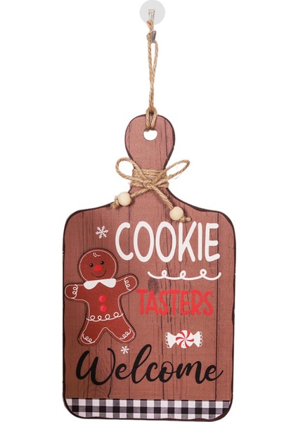 Noel Zencefilli Kurabiye Asılı Dekorasyon Asılı Kolye Parti Malzemeleri Duvar Kahve (Yurt Dışından)