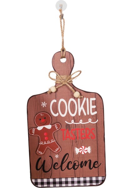 Noel Zencefilli Kurabiye Asılı Dekorasyon Asılı Kolye Parti Malzemeleri Duvar Kahve (Yurt Dışından) modelleri