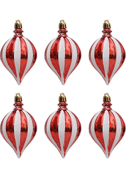6x Noel Topları Süsü Doğum Günü Için Ğı Süslemeleri (Yurt Dışından)