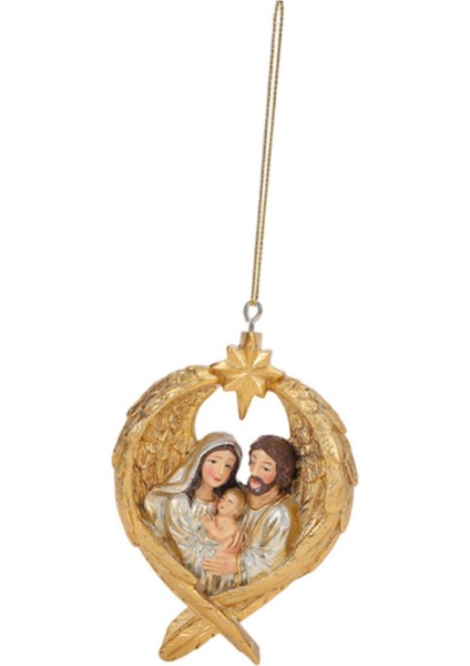 Noel Asılı Dekorasyon Hafif El Yapımı Noel Doğum Sahnesi Heykeli Altın (Yurt Dışından) fırsatları