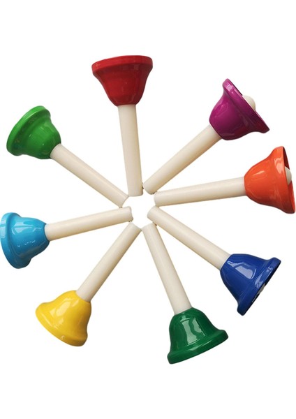 8x Müzikal Çanlar Müzik Aleti Çocuk Müzik Oyuncakları 8 Nota El Çanları (Yurt Dışından) fiyatları