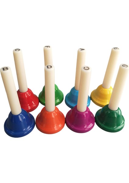 8x Müzikal Çanlar Müzik Aleti Çocuk Müzik Oyuncakları 8 Nota El Çanları (Yurt Dışından) modelleri